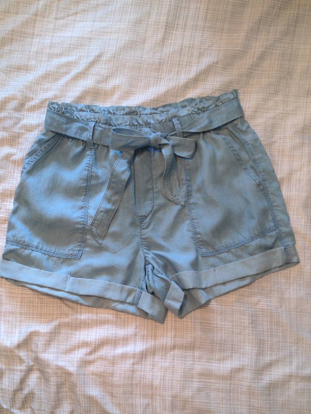 AE Paperbag Short Sz Medium Chambray